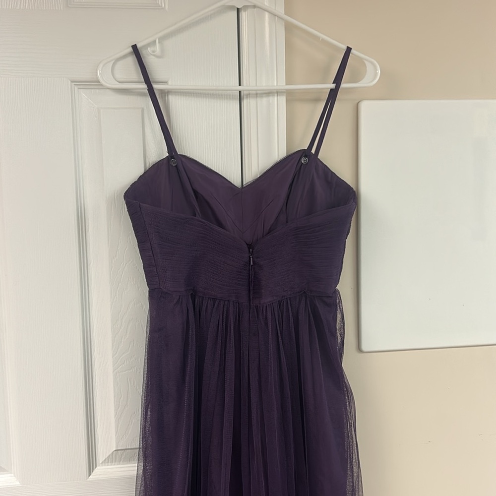 WTOO by Watters Purple Formal Gown - Tulle - Strapless Convertible Dress - Sz. 2